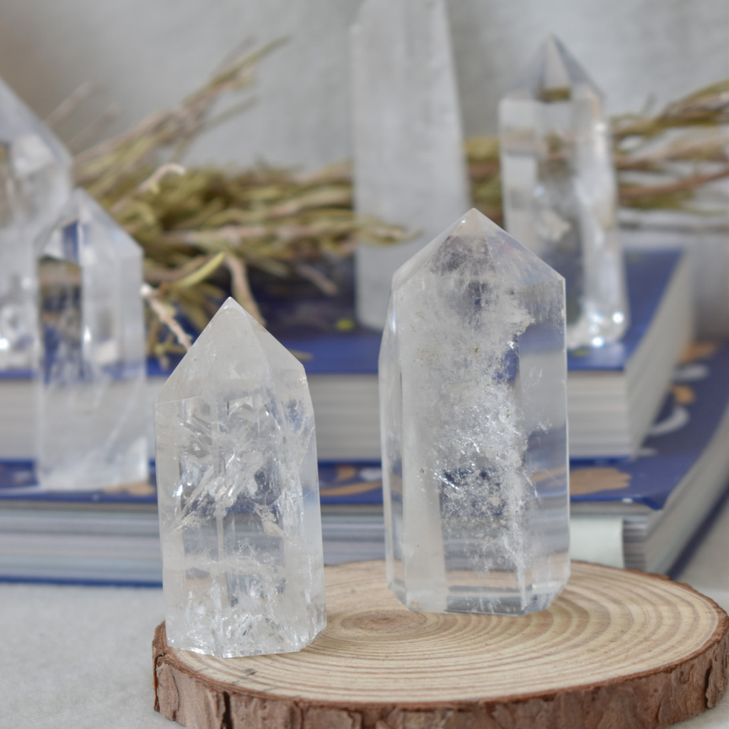Punta de Cuarzo Cristal Natural | Limpieza, armonía y claridad