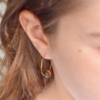 Pendientes Gara | Ojo de Tigre | Protección y fuerza