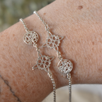 Pulsera Doble Protección | Nudo de Bruja + Tetragrámaton