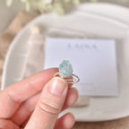 Anillo Druzy | Aguamarina - Calma y claridad