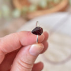 Anillo Druzy | Granate – Poder, pasión y confianza