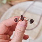 Anillo Druzy | Granate – Poder, pasión y confianza