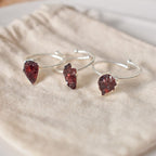 Anillo Druzy | Granate – Poder, pasión y confianza