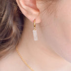 Pendientes Eira | Cuarzo rosa | Amor y ternura