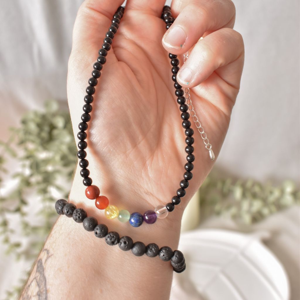 Collar Energético 7 Chakras y Ónix | Equilibrio Interior