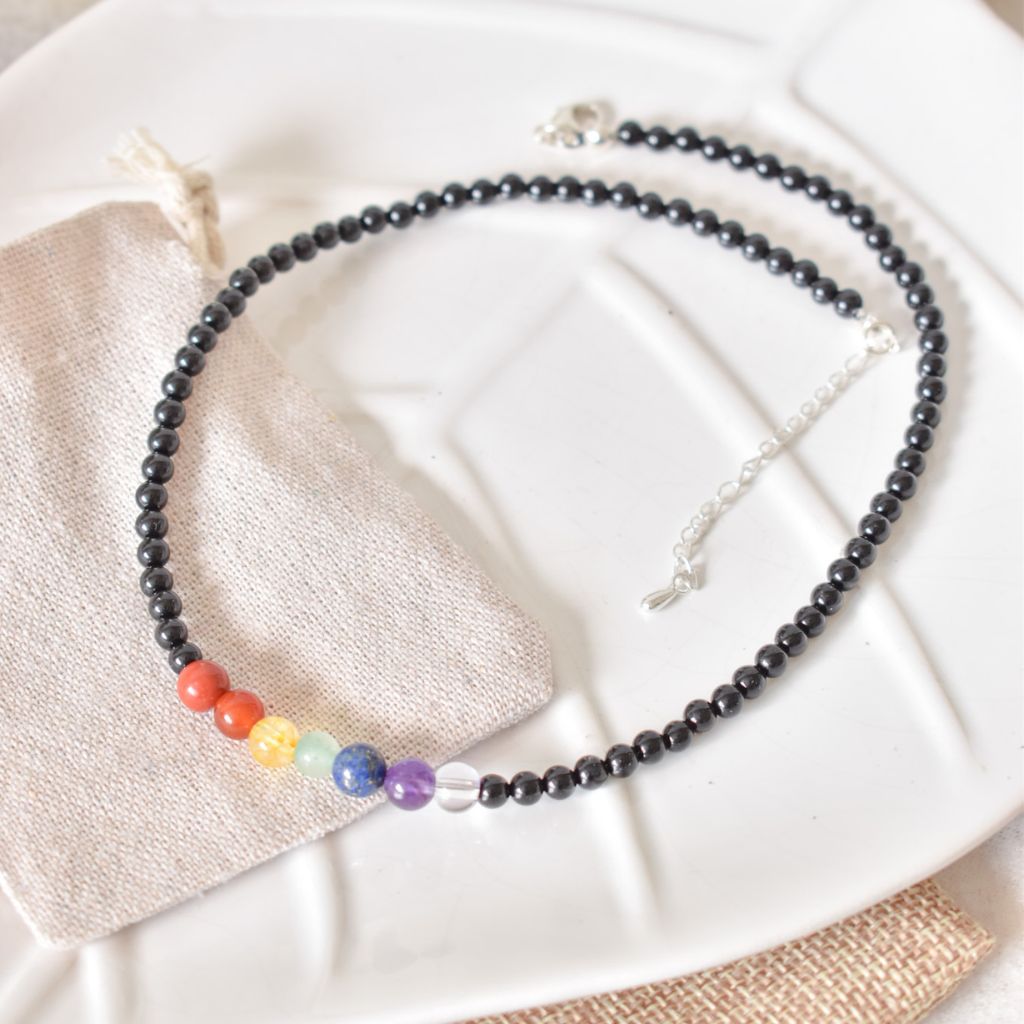 Collar Energético 7 Chakras y Ónix | Equilibrio Interior