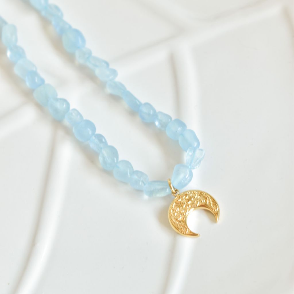 Collar Alma | Aguamarina – Serenidad y conexión interior
