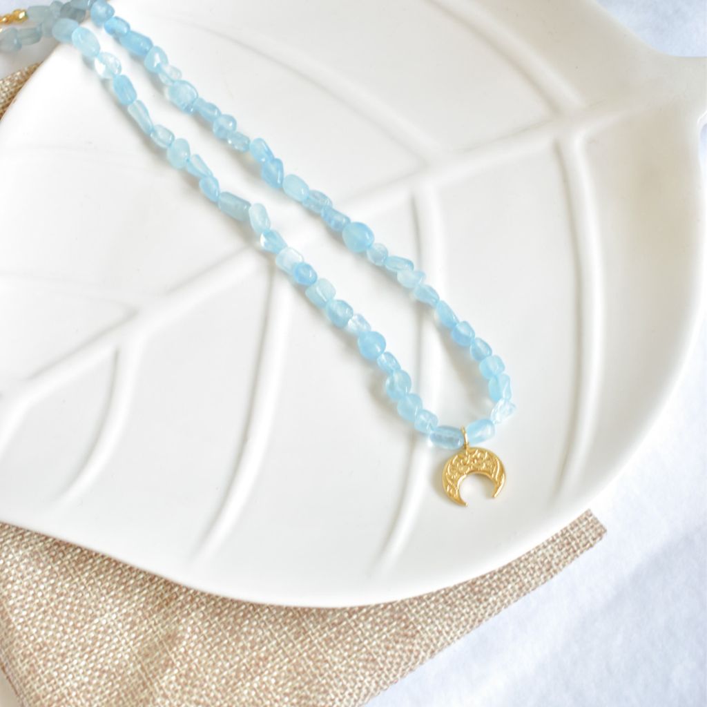 Collar Alma | Aguamarina – Serenidad y conexión interior