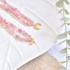 Collar Alma | Cuarzo Fresa – Amor y alegría