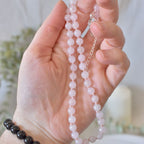 Collar Anudado | Cuarzo Rosa – Amor propio y dulzura