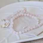 Collar Anudado | Cuarzo Rosa – Amor propio y dulzura