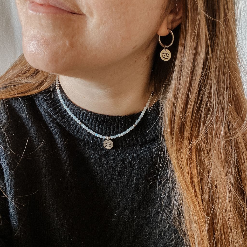 Collar Astra | Signo Zodiacal y Piedra Luna