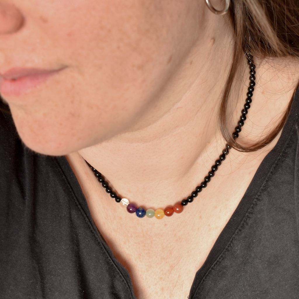 Collar Energético 7 Chakras y Ónix | Equilibrio Interior