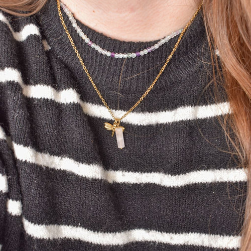 Eydra Necklace | Rose Quartz – Love and emotional healing