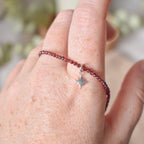 Pack Vega | Gargantilla y anillo de granate | Protección y recuerdo