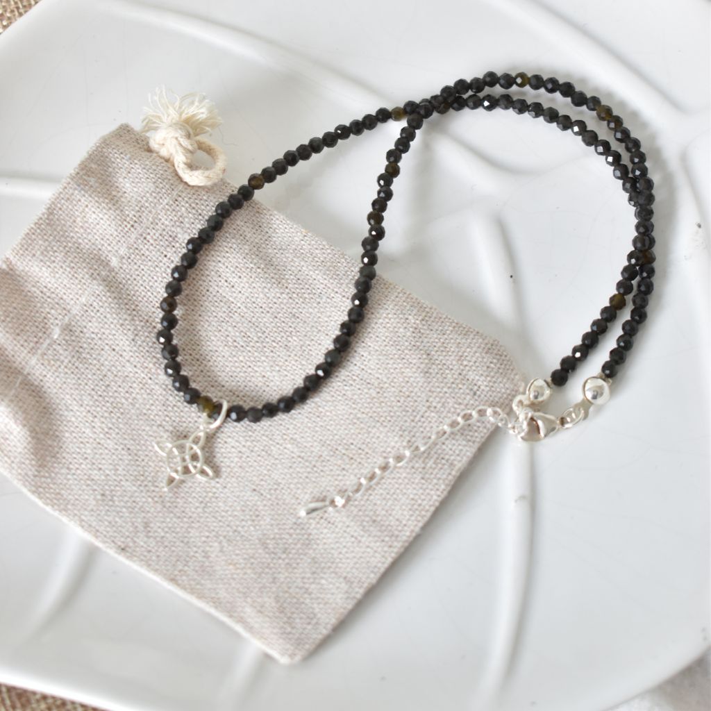 Gargantilla Yara | Obsidiana – Protección y fuerza