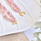 Collar Alma | Cuarzo Fresa – Amor y alegría