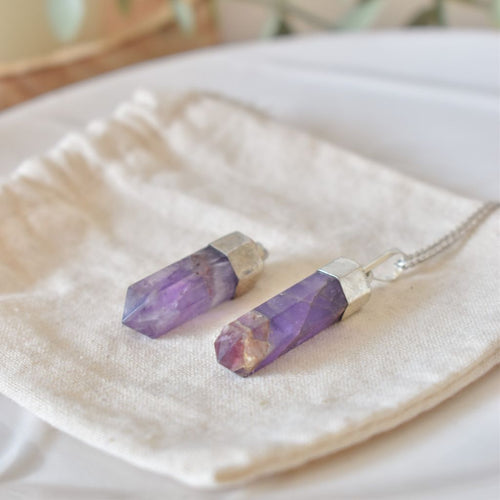 Seren Amethyst Necklace | Calm, intuition, and balance