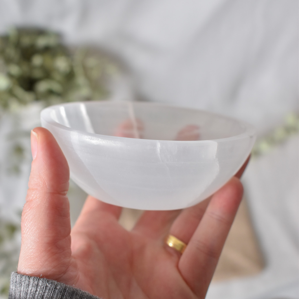 Cuenco de Selenita | Limpieza energética y calma