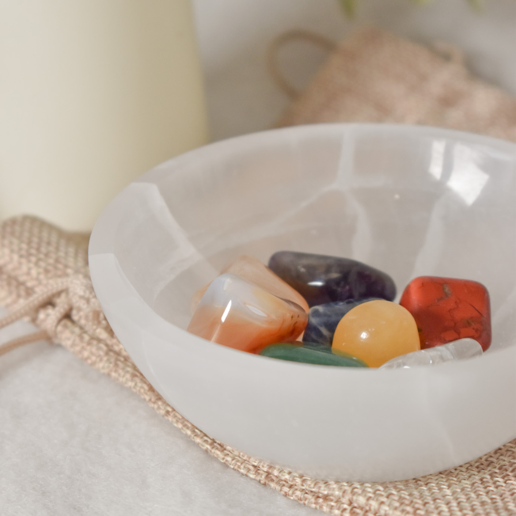 Cuenco de Selenita | Limpieza energética y calma