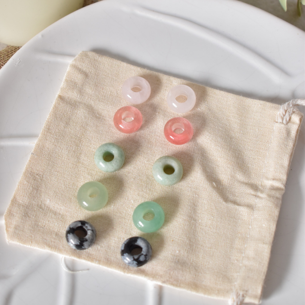 Natural Stone Donuts (1 pair)