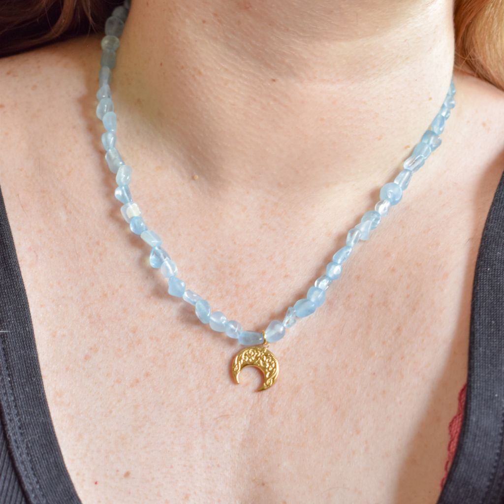 Collar Alma | Aguamarina – Serenidad y conexión interior