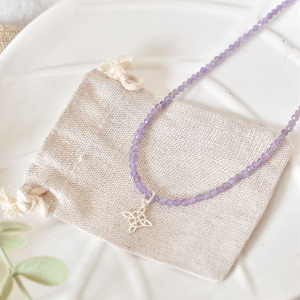 Gargantilla Yara | Amatista – Protección, intuición y calma