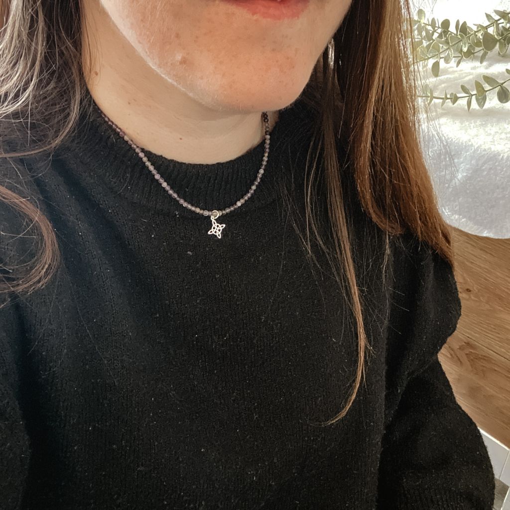 Gargantilla Yara | Amatista – Protección, intuición y calma