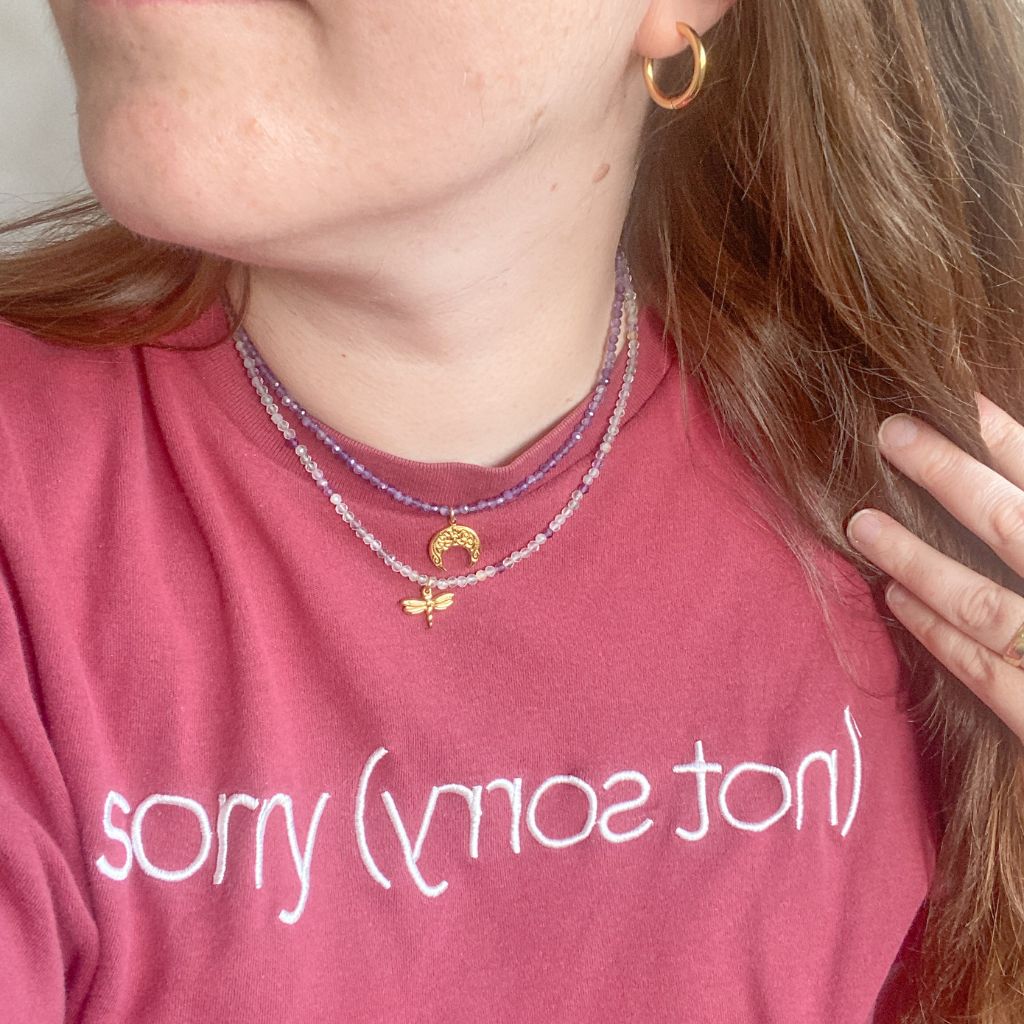 Gargantilla Aura | Fluorita – Claridad, foco y equilibrio