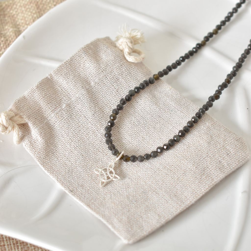 Gargantilla Yara | Obsidiana – Protección y fuerza