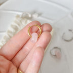 Pendientes Kala | Cuarzo rosa | Amor propio