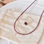 Pack Vega | Gargantilla y anillo de granate | Protección y recuerdo