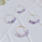 Pendientes Dalia | Amatista | Calma e intuición