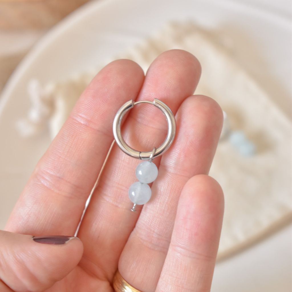 Pendientes Ivy | Aguamarina | Calma y claridad