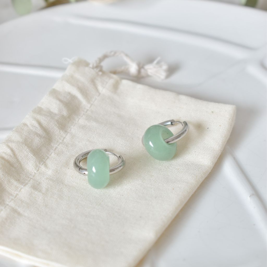 Pendientes Kala | Aventurina | Prosperidad y calma