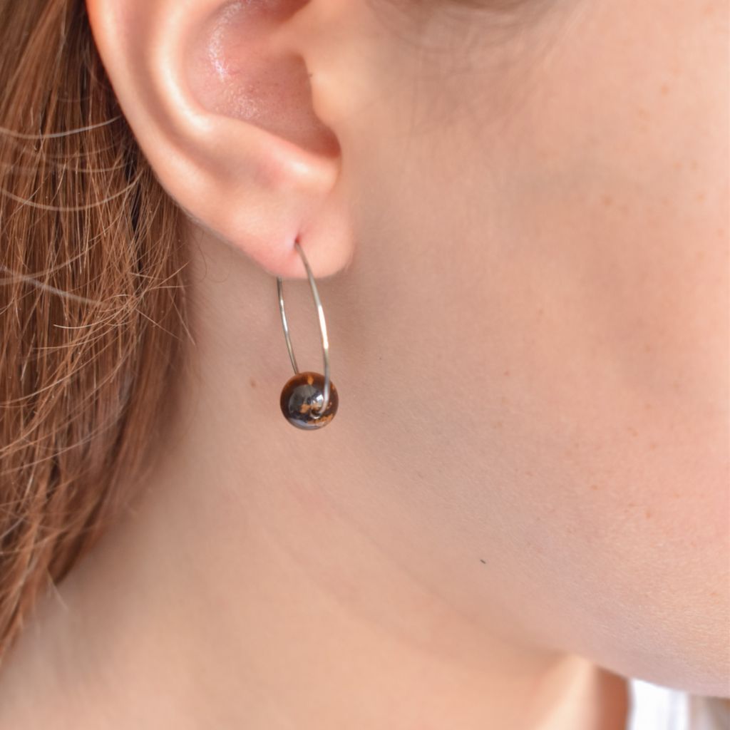 Pendientes Gara | Ojo de Tigre | Protección y fuerza