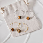 Pendientes Gara | Ojo de Tigre | Protección y fuerza