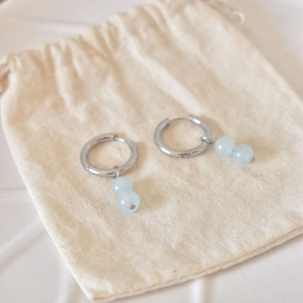 Pendientes Ivy | Aguamarina | Calma y claridad
