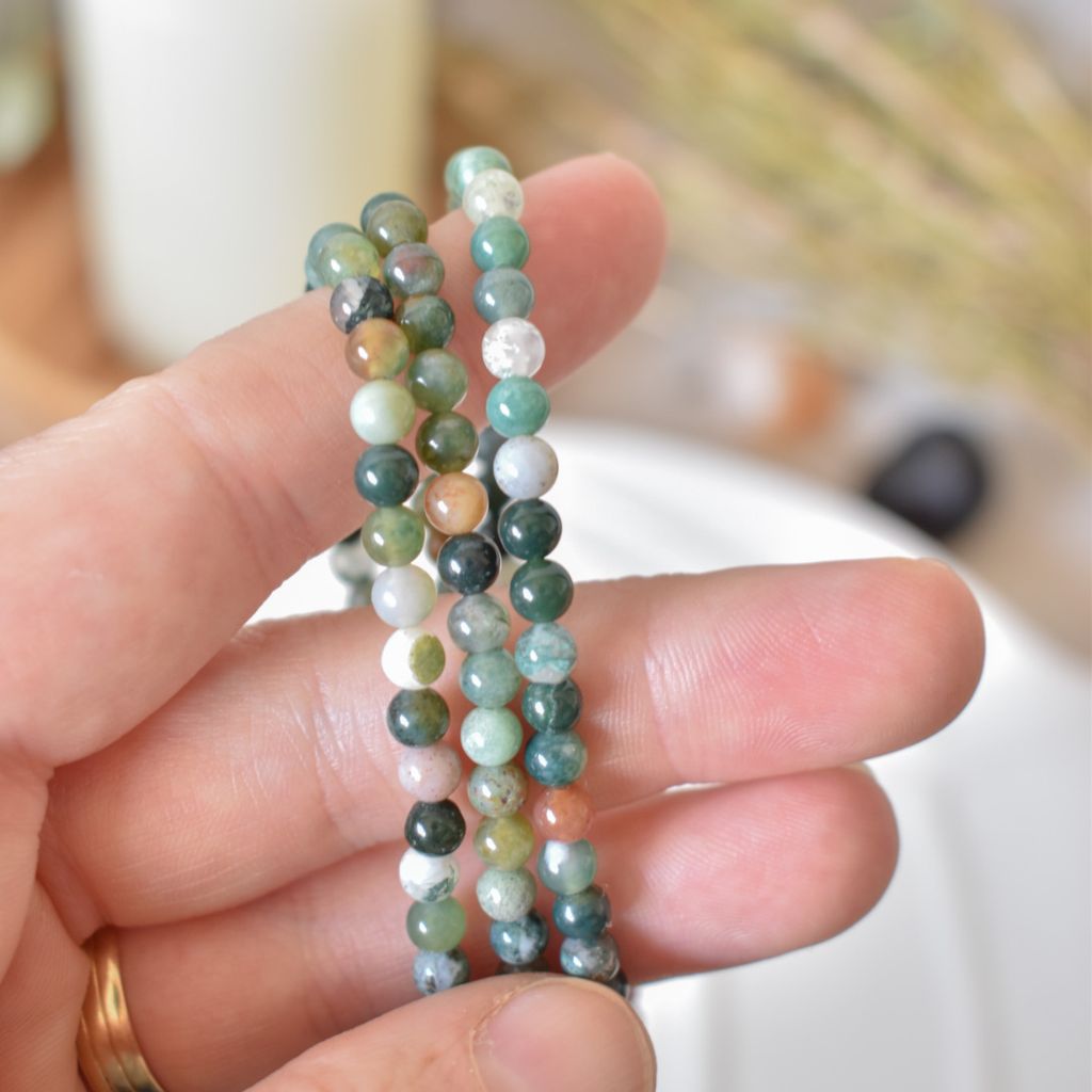 Pulsera Mini Ágata India | Armonía, enraizamiento y equilibrio