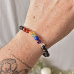 Pulsera Chakras y Lava Volcánica | Equilibrio y fuerza interior