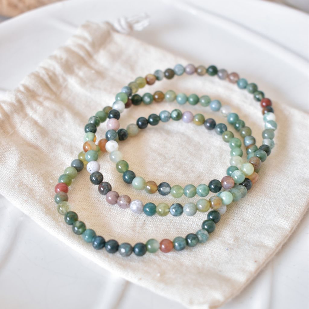 Pulsera Mini Ágata India | Armonía, enraizamiento y equilibrio