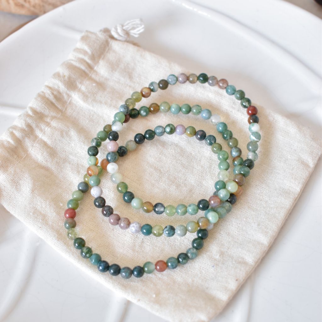 Pulsera Mini Ágata India | Armonía, enraizamiento y equilibrio