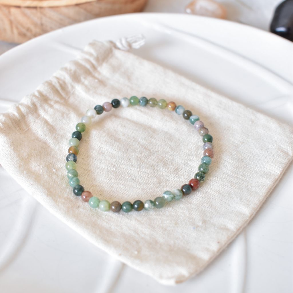 Pulsera Mini Ágata India | Armonía, enraizamiento y equilibrio