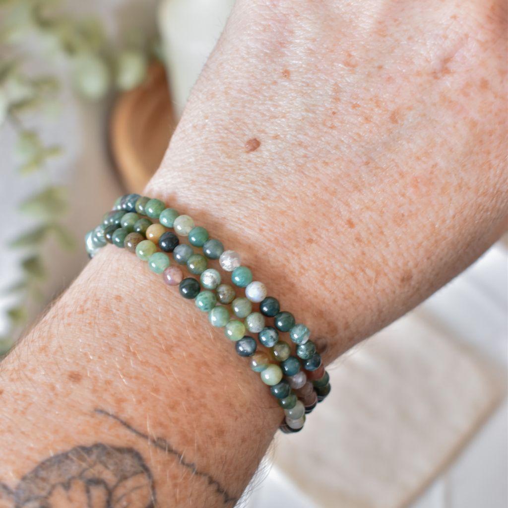 Pulsera Mini Ágata India | Armonía, enraizamiento y equilibrio