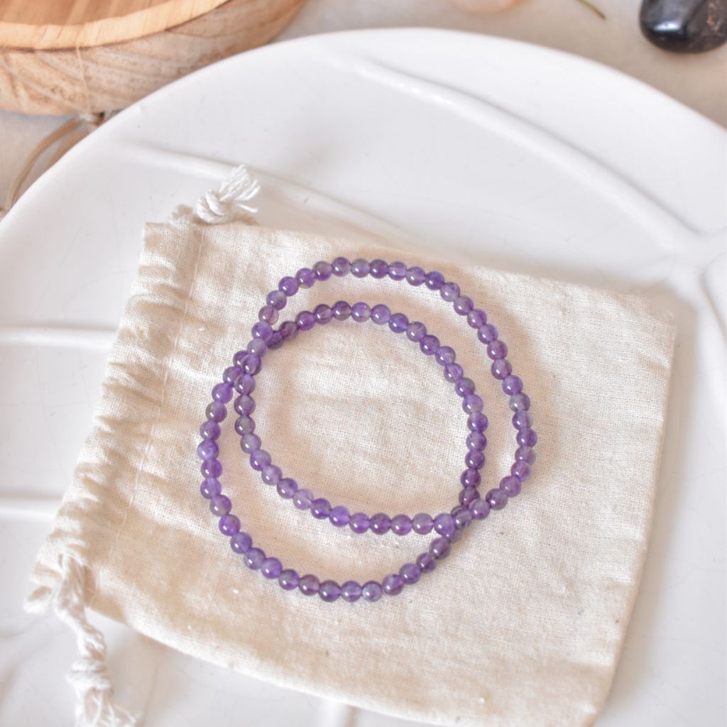 Pulsera Mini Amatista | Calma, intuición y equilibrio