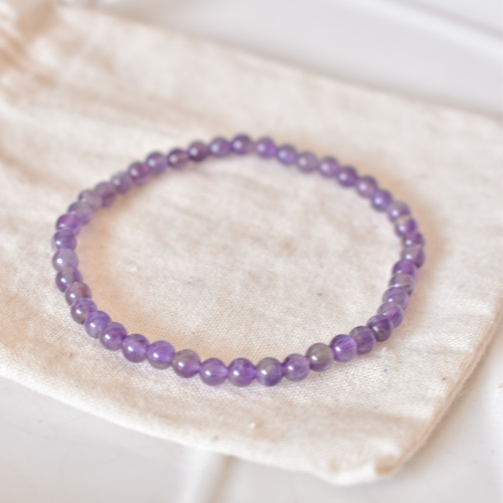 Pulsera Mini Amatista | Calma, intuición y equilibrio
