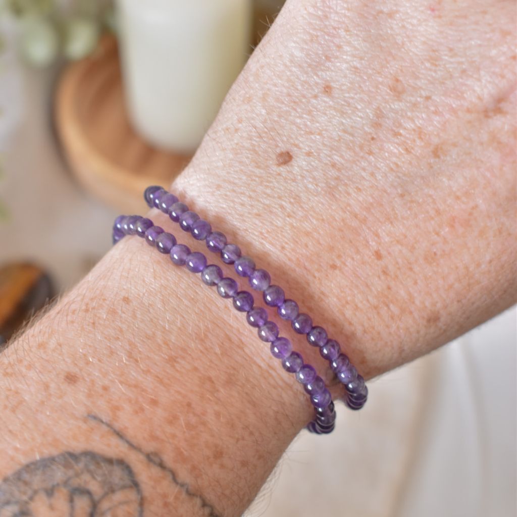 Pulsera Mini Amatista | Calma, intuición y equilibrio