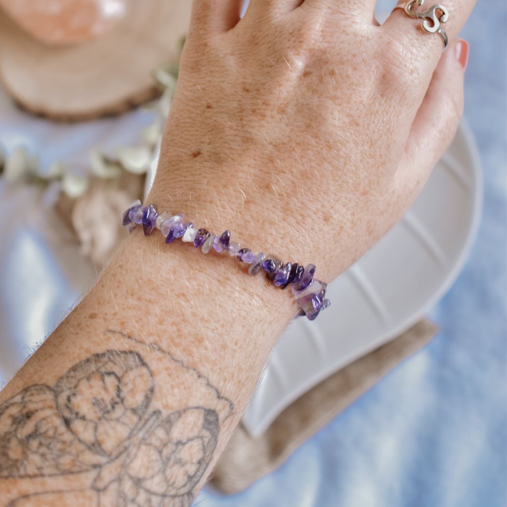 Pulsera Amatista Chip | Calma y equilibrio