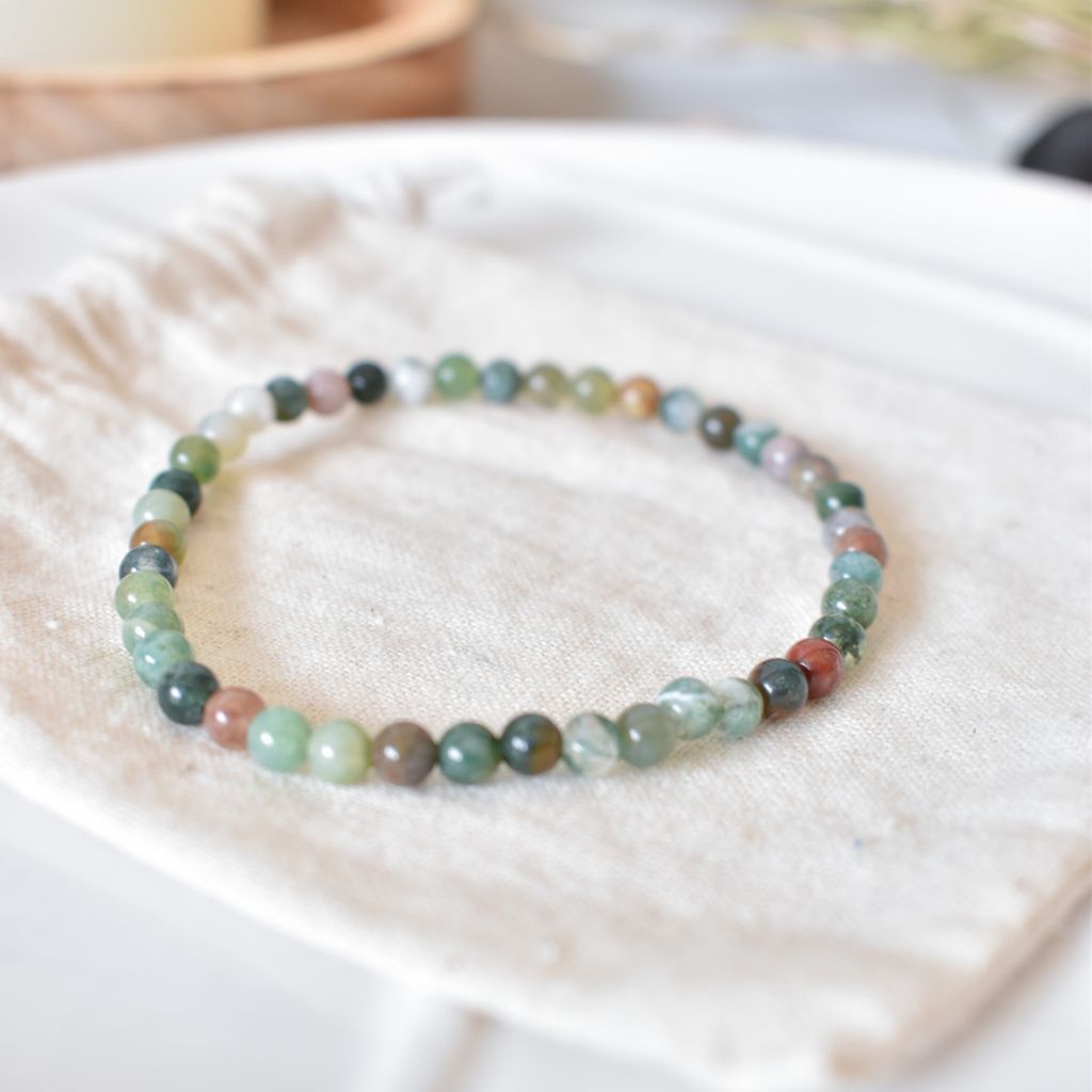 Pulsera Mini Ágata India | Armonía, enraizamiento y equilibrio