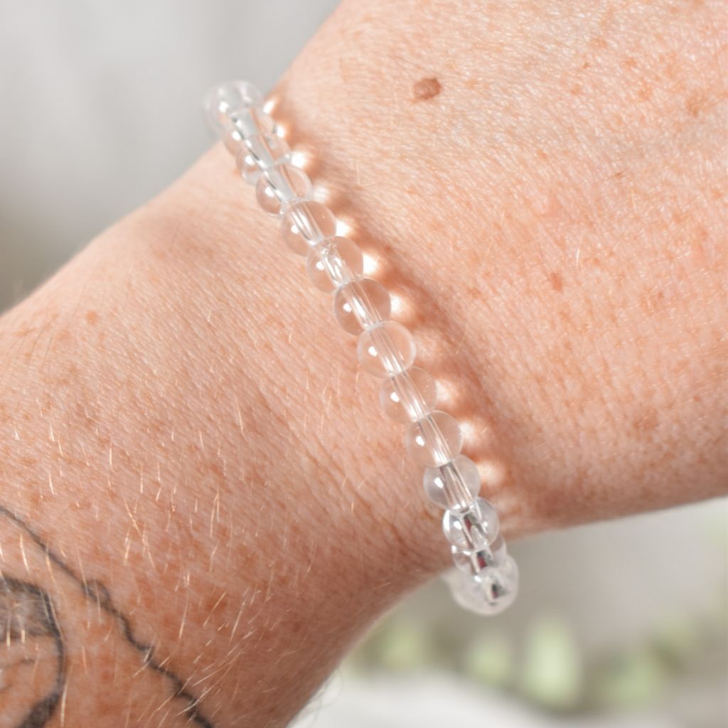 Pulsera Cuarzo Cristal | Sanación y claridad